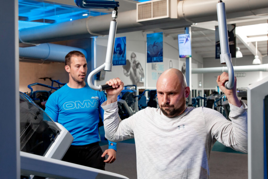 gym shot personal trainer