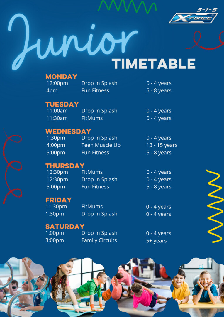 junior timetable sept 23